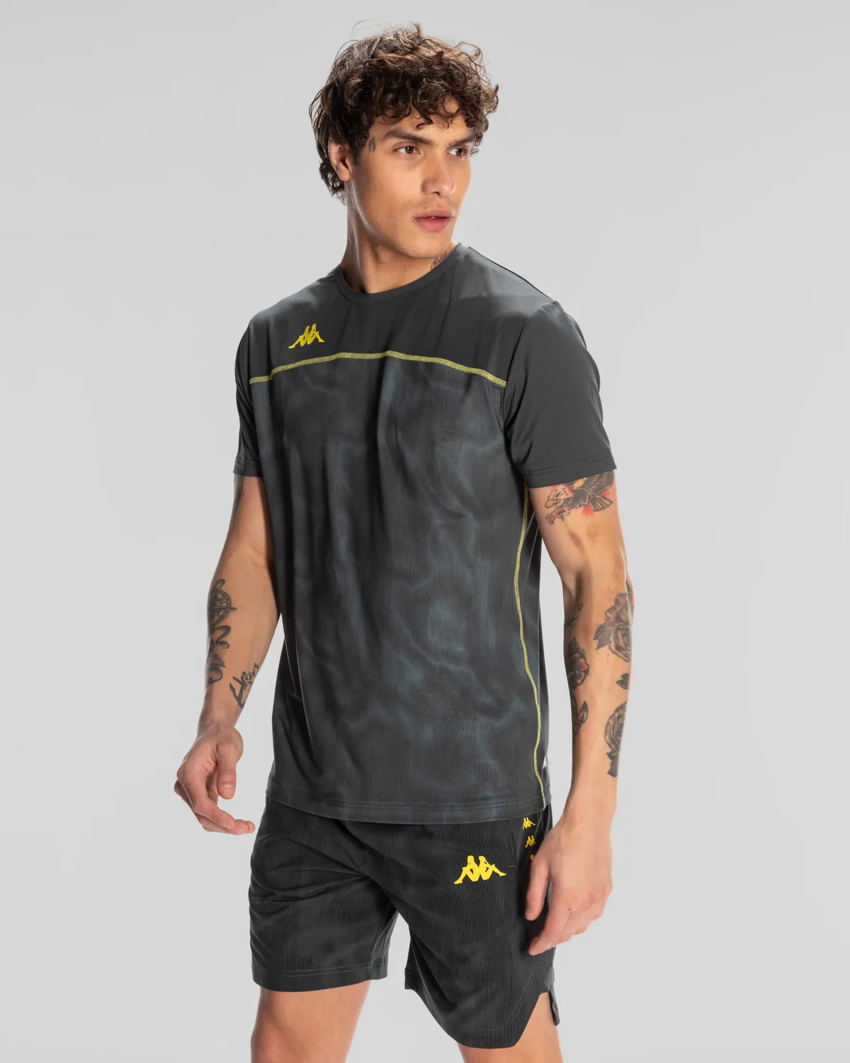 Gri Kombat Fomo Erkek Gri Regular Fit Tişört