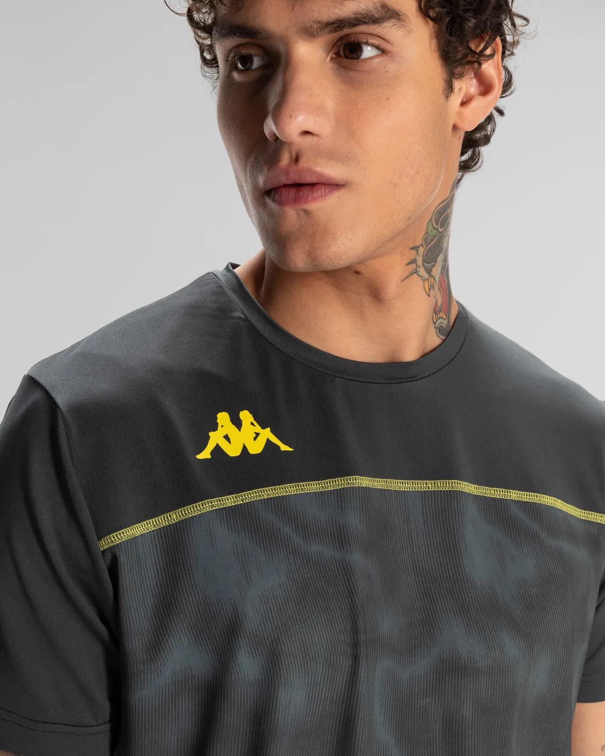 Gri Kombat Fomo Erkek Gri Regular Fit Tişört