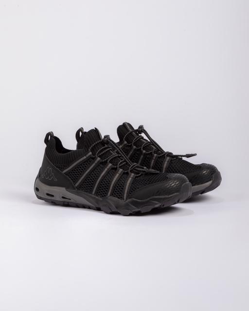 Siyah Logo Okavando Unisex Siyah-Antrasit Spor Ayakkabı - KAPPA® Türkiye