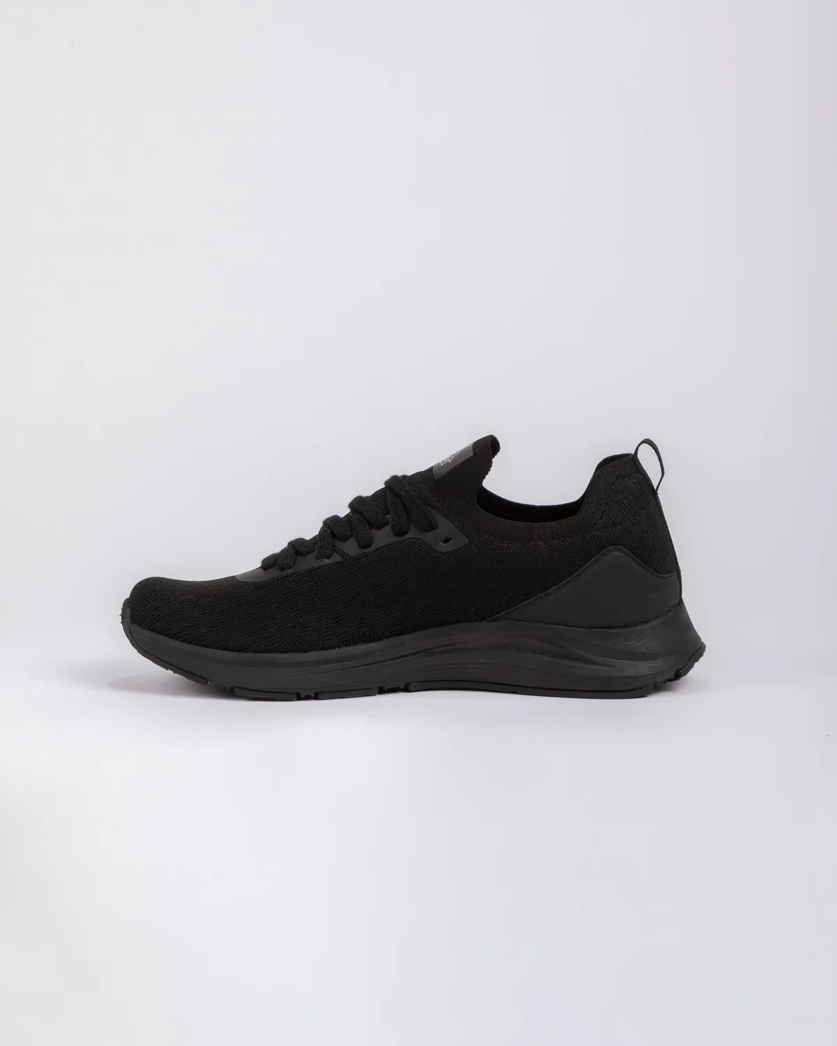 Siyah Logo Lulongo Unisex Siyah Spor Ayakkabı