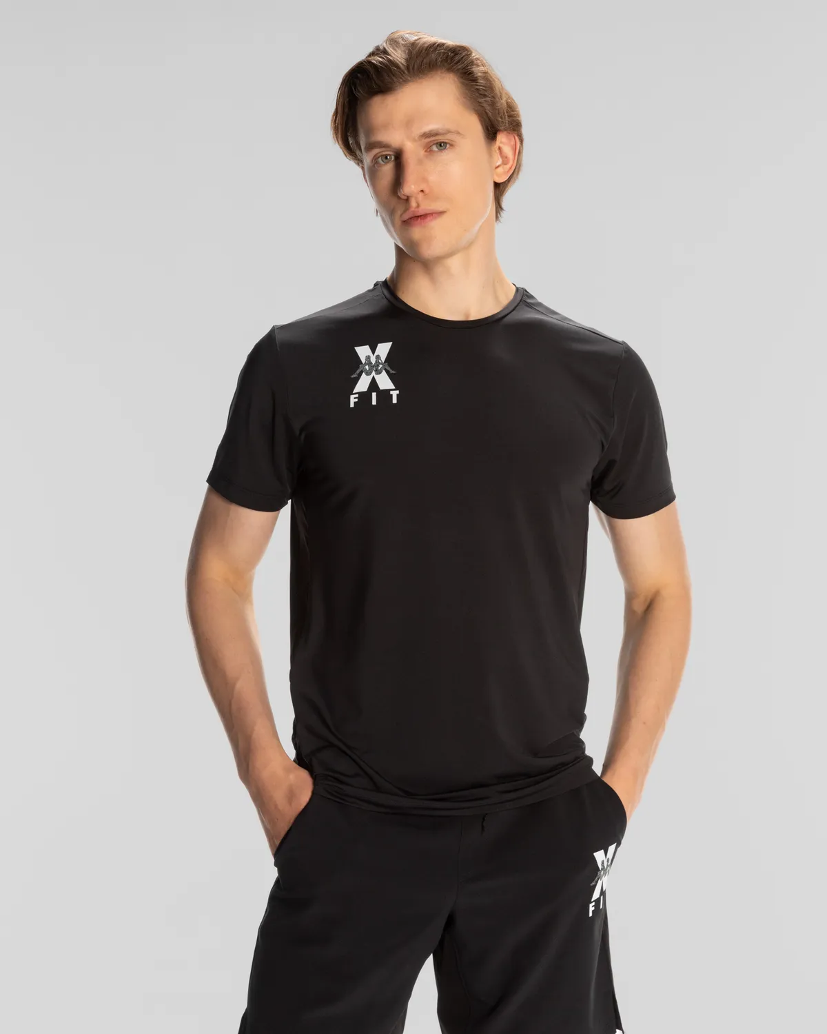 Siyah Kombat Wkt Ello Xfit Erkek Siyah Regular Fit Tişört