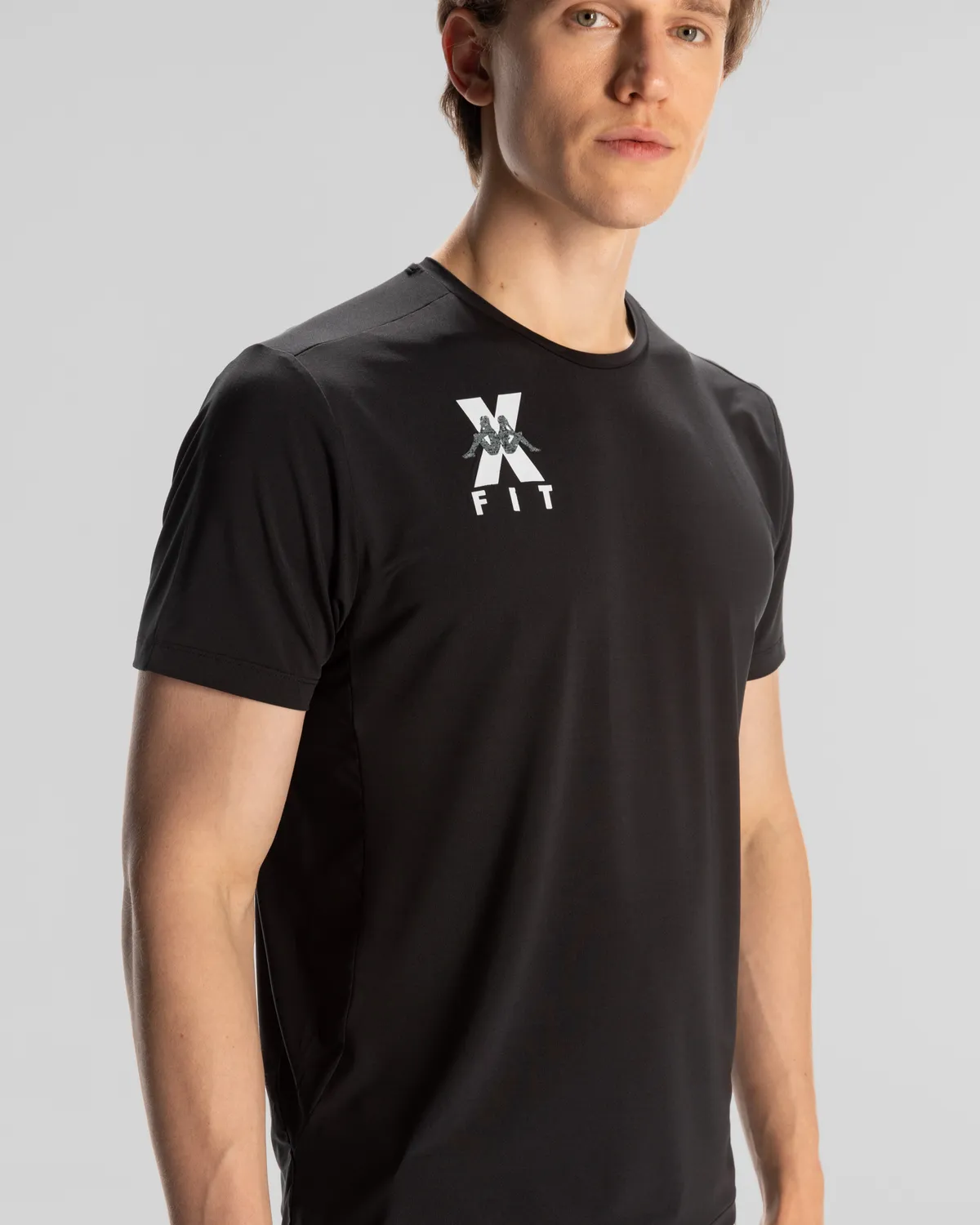 Siyah Kombat Wkt Ello Xfit Erkek Siyah Regular Fit Tişört