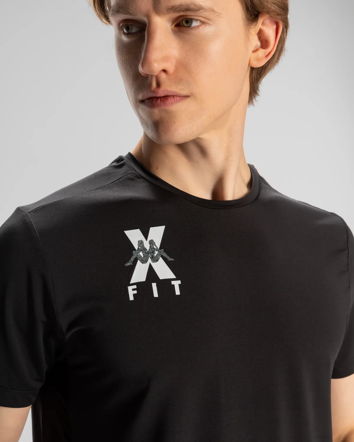 Siyah Kombat Wkt Ello Xfit Erkek Siyah Regular Fit Tişört