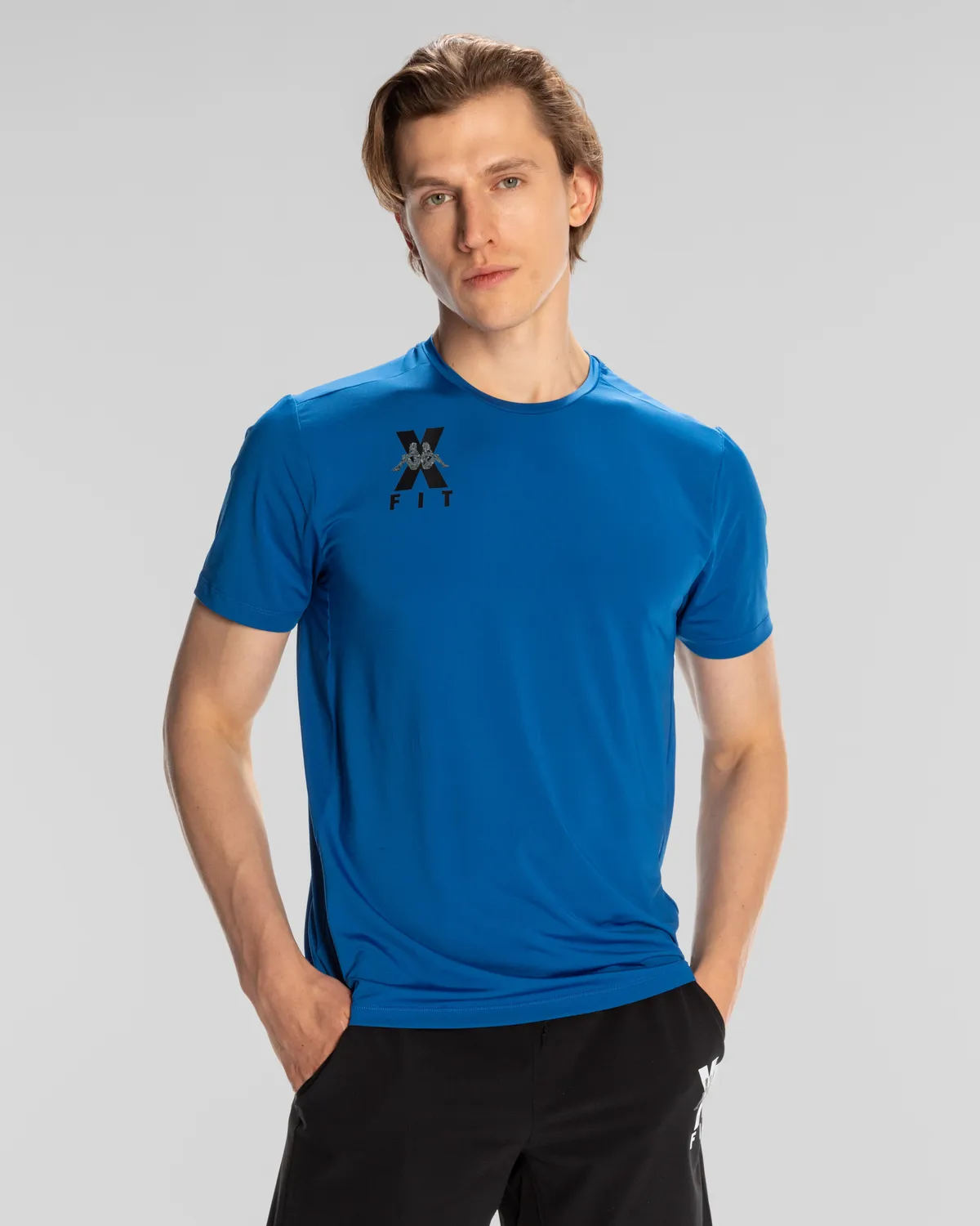 Mavi Kombat Wkt Ello Xfit Erkek Açık Mavi Regular Fit Tişört