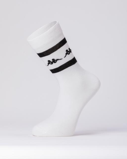 Siyah Authentic Dagaza 3pack Unisex Siyah-Beyaz Regular Fit Çorap - KAPPA® Türkiye