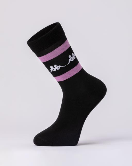 Siyah Authentic Dagaza 3pack Unisex Siyah Regular Fit Çorap - KAPPA® Türkiye