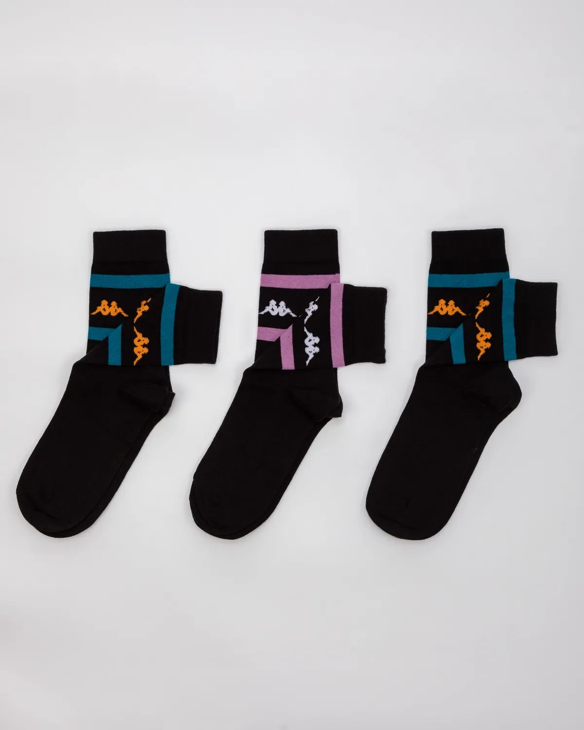 Siyah Authentic Dagaza 3pack Unisex Siyah Regular Fit Çorap
