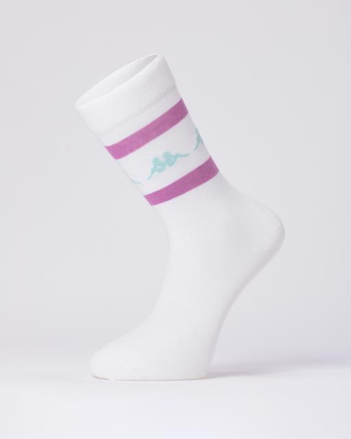 Beyaz Authentic Dagaza 3pack Unisex Beyaz Regular Fit Çorap - KAPPA® Türkiye