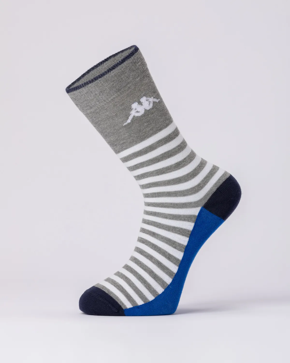 Beyaz Authentic Afram 2pack Unisex Siyah-Beyaz-Mavi Çorap