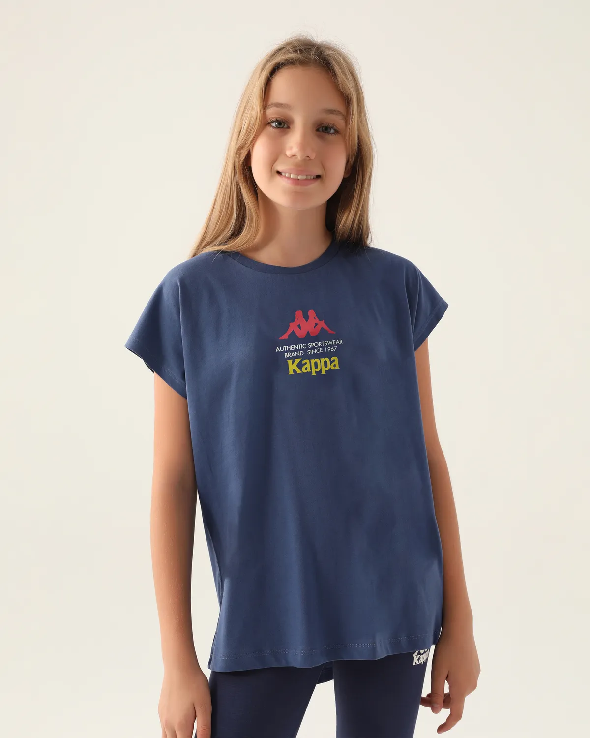 Mavi Authentic Carmen Kız Çocuk Mavi Regular Fit Tişört