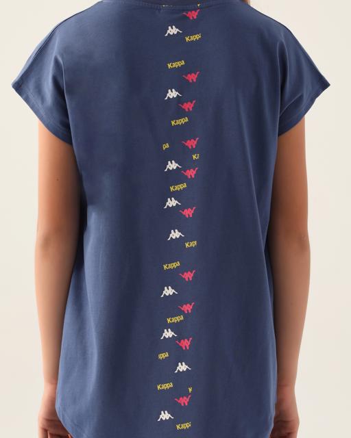 Mavi Authentic Carmen Kız Çocuk Mavi Regular Fit Tişört - KAPPA® Türkiye