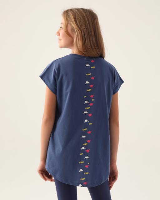 Mavi Authentic Carmen Kız Çocuk Mavi Regular Fit Tişört - KAPPA® Türkiye