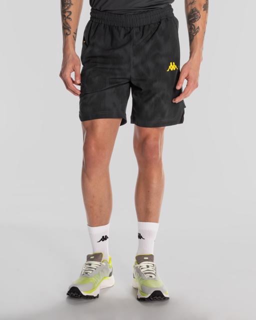 Gri Kombat Fuvu Erkek Gri Regular Fit Performance Şort - KAPPA® Türkiye
