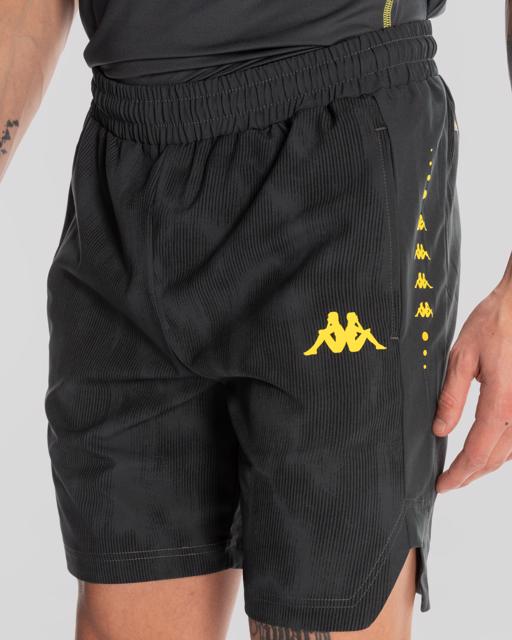Gri Kombat Fuvu Erkek Gri Regular Fit Performance Şort - KAPPA® Türkiye