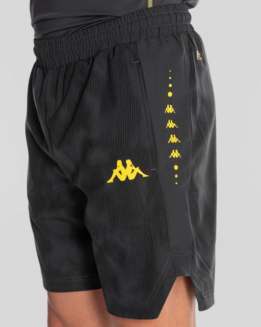 Gri Kombat Fuvu Erkek Gri Regular Fit Performance Şort - KAPPA® Türkiye
