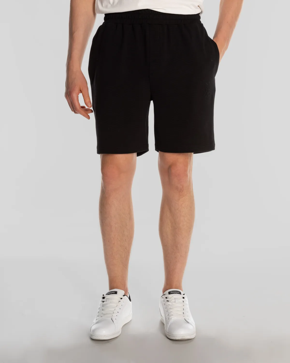 Siyah Tolgana Short Erkek Siyah Regular Fit Şort