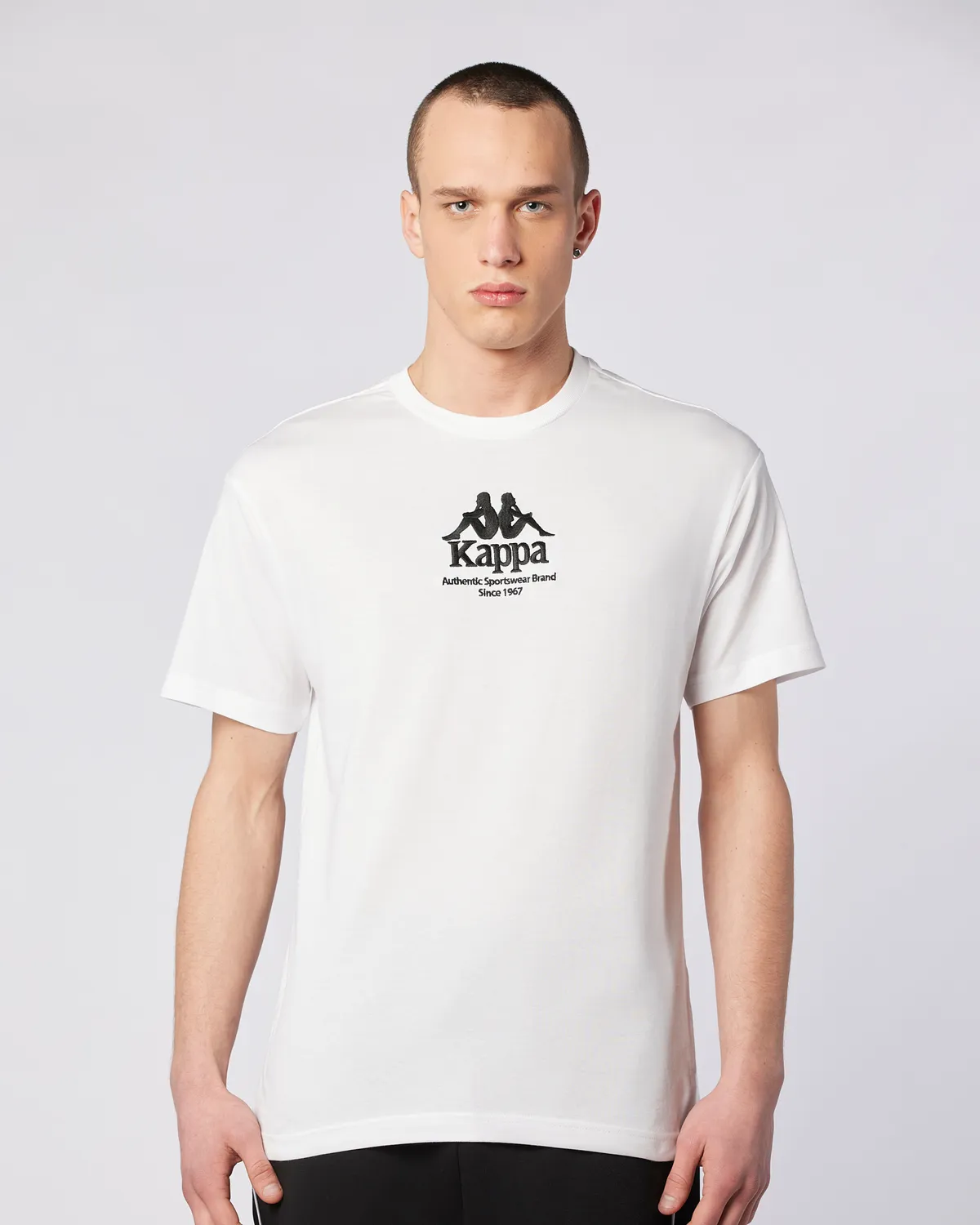 Beyaz Authentic Gastor Tur Erkek Beyaz Regular Fit Tişört