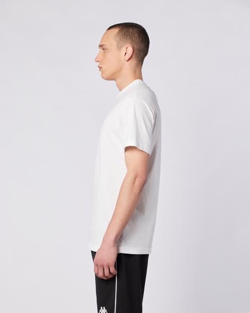 Beyaz Authentic Gastor Tur Erkek Beyaz Regular Fit Tişört - KAPPA® Türkiye