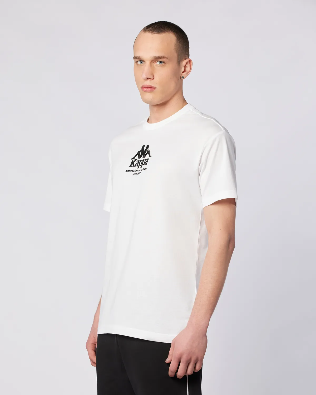 Beyaz Authentic Gastor Tur Erkek Beyaz Regular Fit Tişört