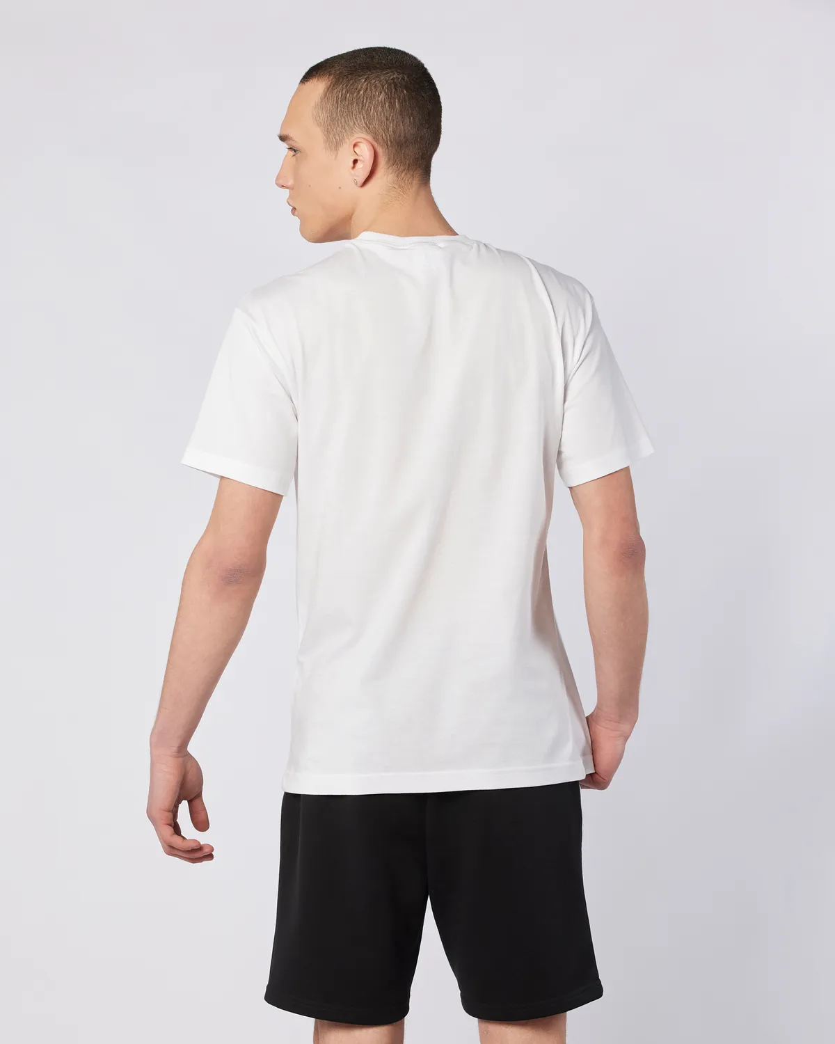 Beyaz Authentic Gastor Tur Erkek Beyaz Regular Fit Tişört