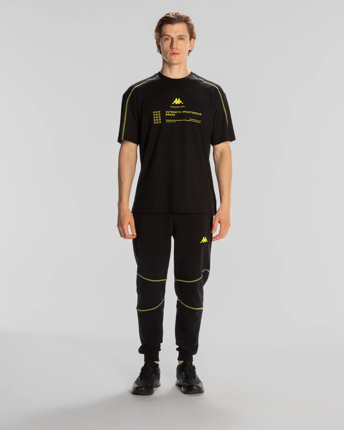 Siyah Authentic Waldo T-Shirt Erkek Siyah Regular Fit Tişört