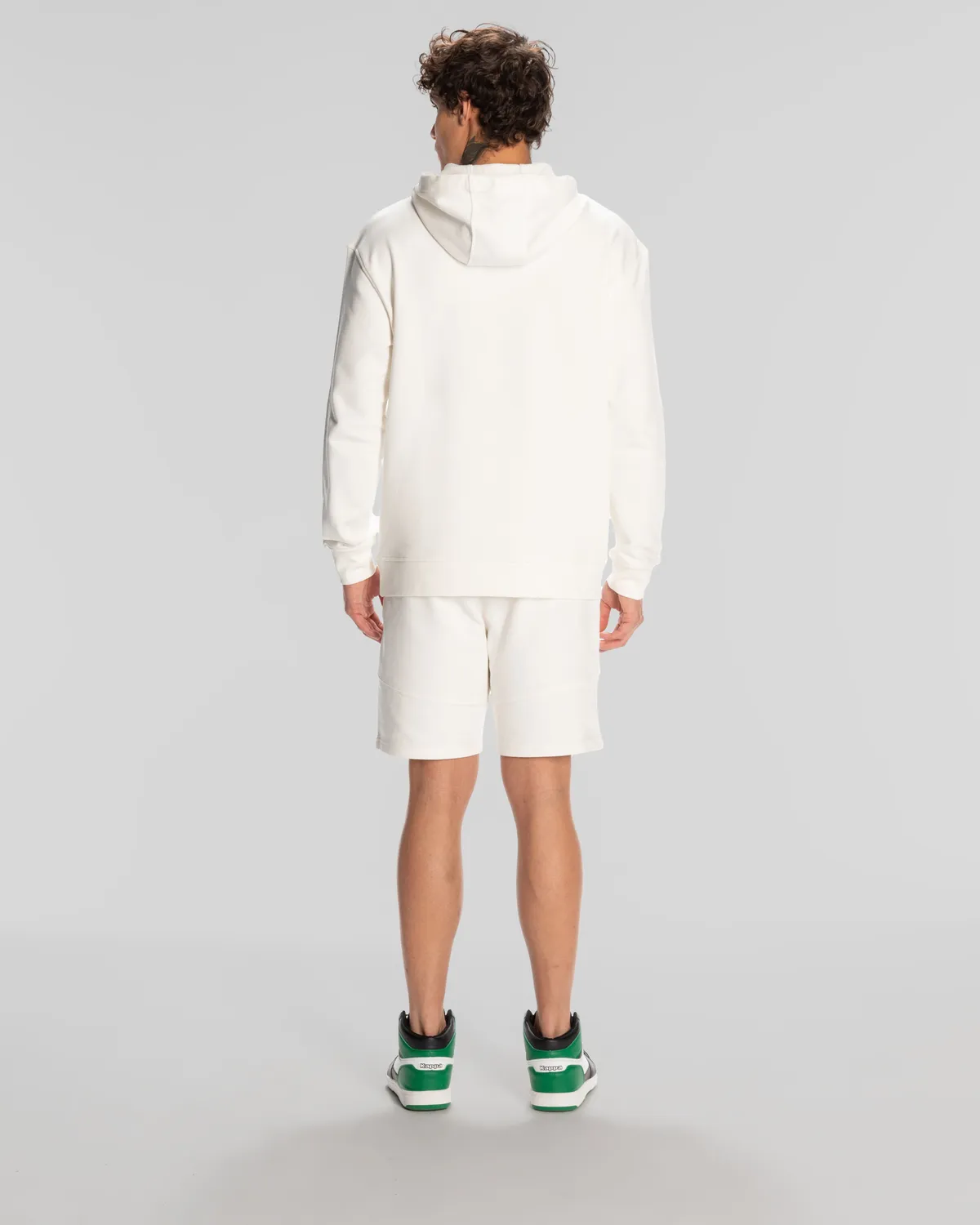 Beyaz Authentic Theo Erkek Beyaz Regular Fit Hoodie