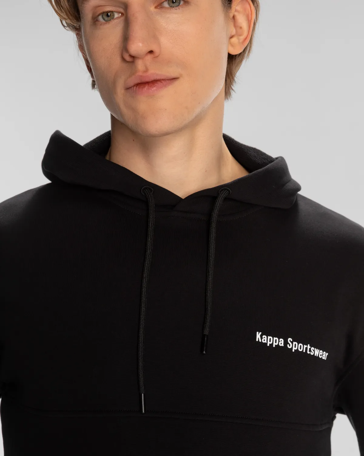 Siyah Authentic Theo Erkek Siyah Regular Hoodie