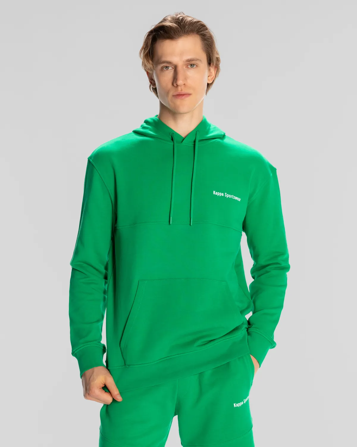 Yeşil Authentic Theo Erkek Yeşil Regular Fit Hoodie