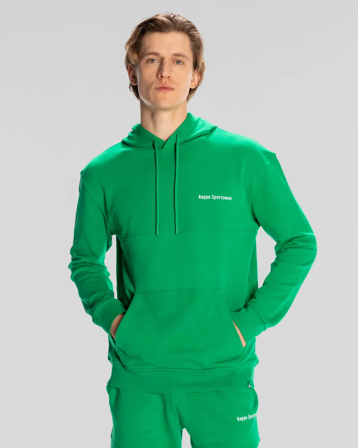 Yeşil Authentic Theo Erkek Yeşil Regular Fit Hoodie