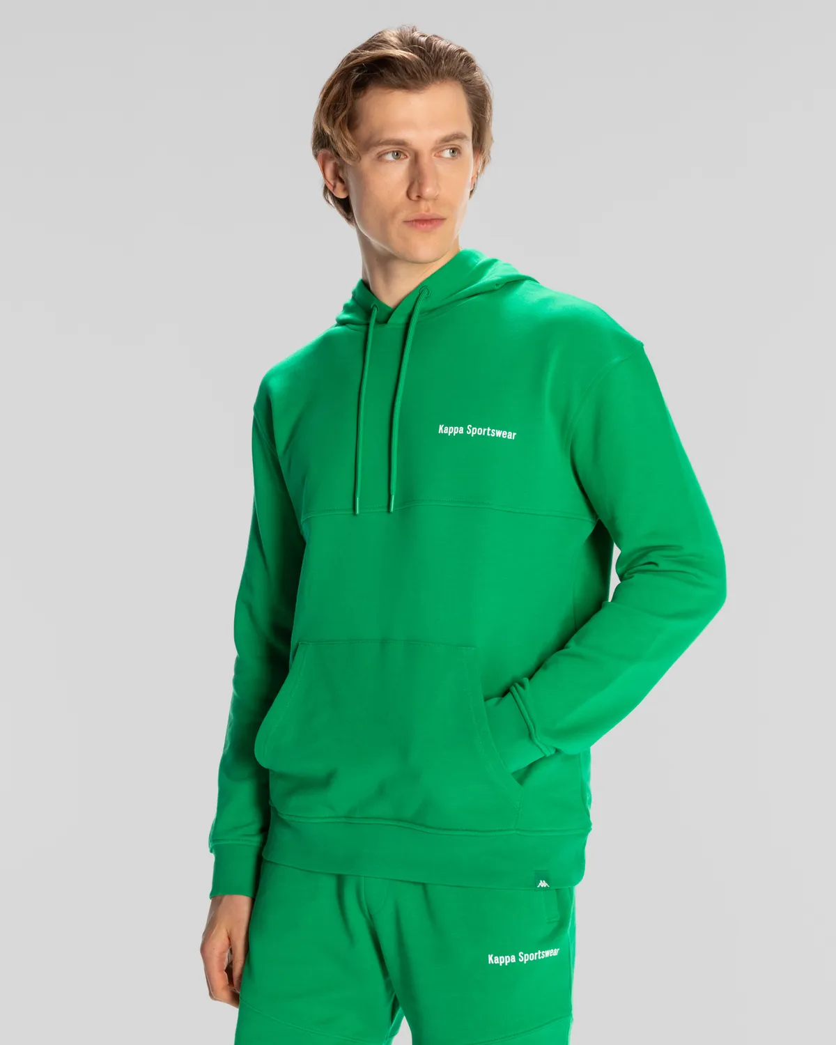 Yeşil Authentic Theo Erkek Yeşil Regular Fit Hoodie