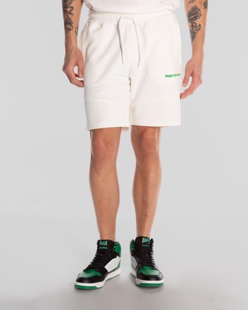 Beyaz Authentic Vincent Erkek Beyaz Regular Fit Şort - KAPPA® Türkiye
