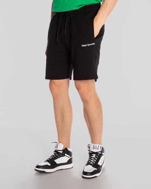Siyah Authentic Vincent Erkek Siyah Regular Fit Şort - KAPPA® Türkiye