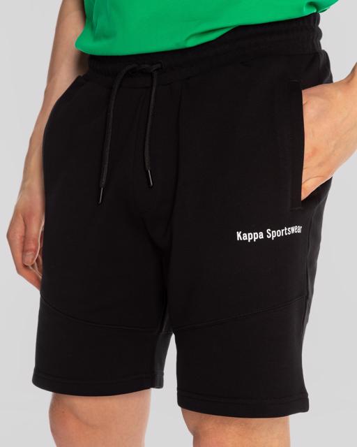 Siyah Authentic Vincent Erkek Siyah Regular Fit Şort - KAPPA® Türkiye