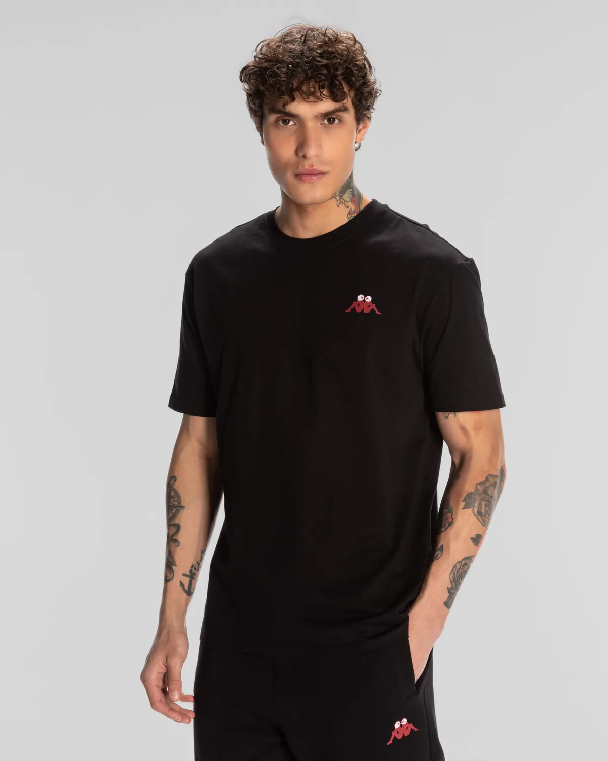 Siyah Authentic Space Jump T-Shirt Erkek Siyah Regular Fit Tişört