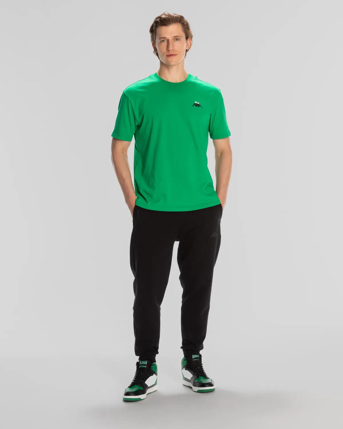 Yeşil Authentic Space Jump T-Shirt Erkek Yeşil Regular Fit Tişört