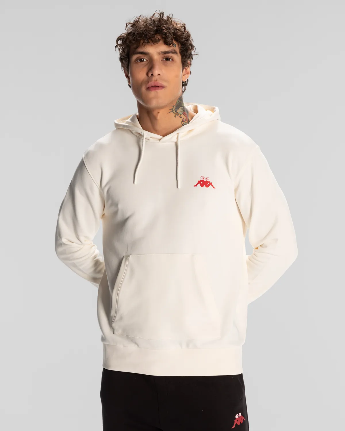 Beyaz Authentic Space Jump Hoodie Erkek Beyaz Regular Fit Hoodie