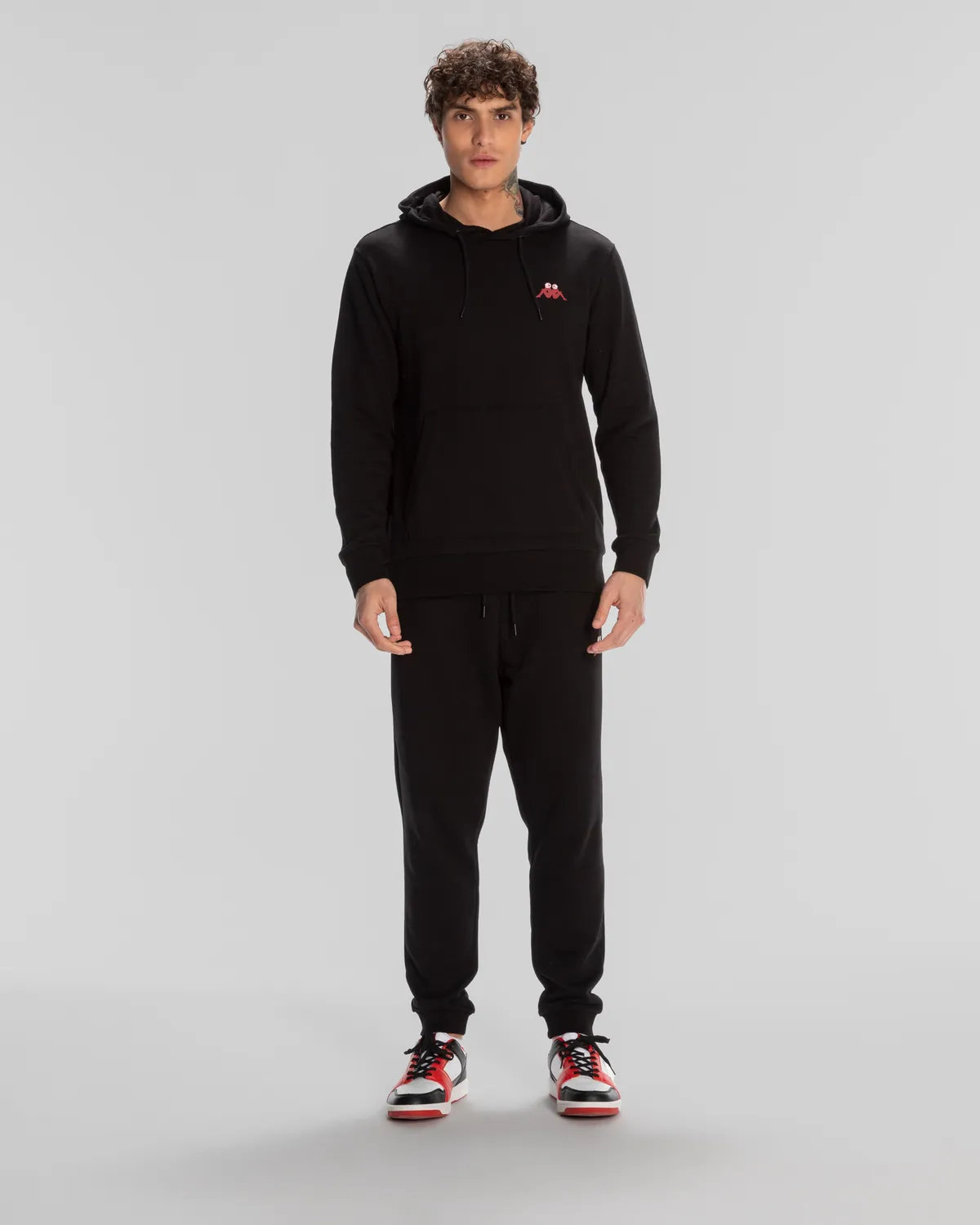 Siyah Authentic Space Jump Hoodie Erkek Siyah Regular Fit Hoodie