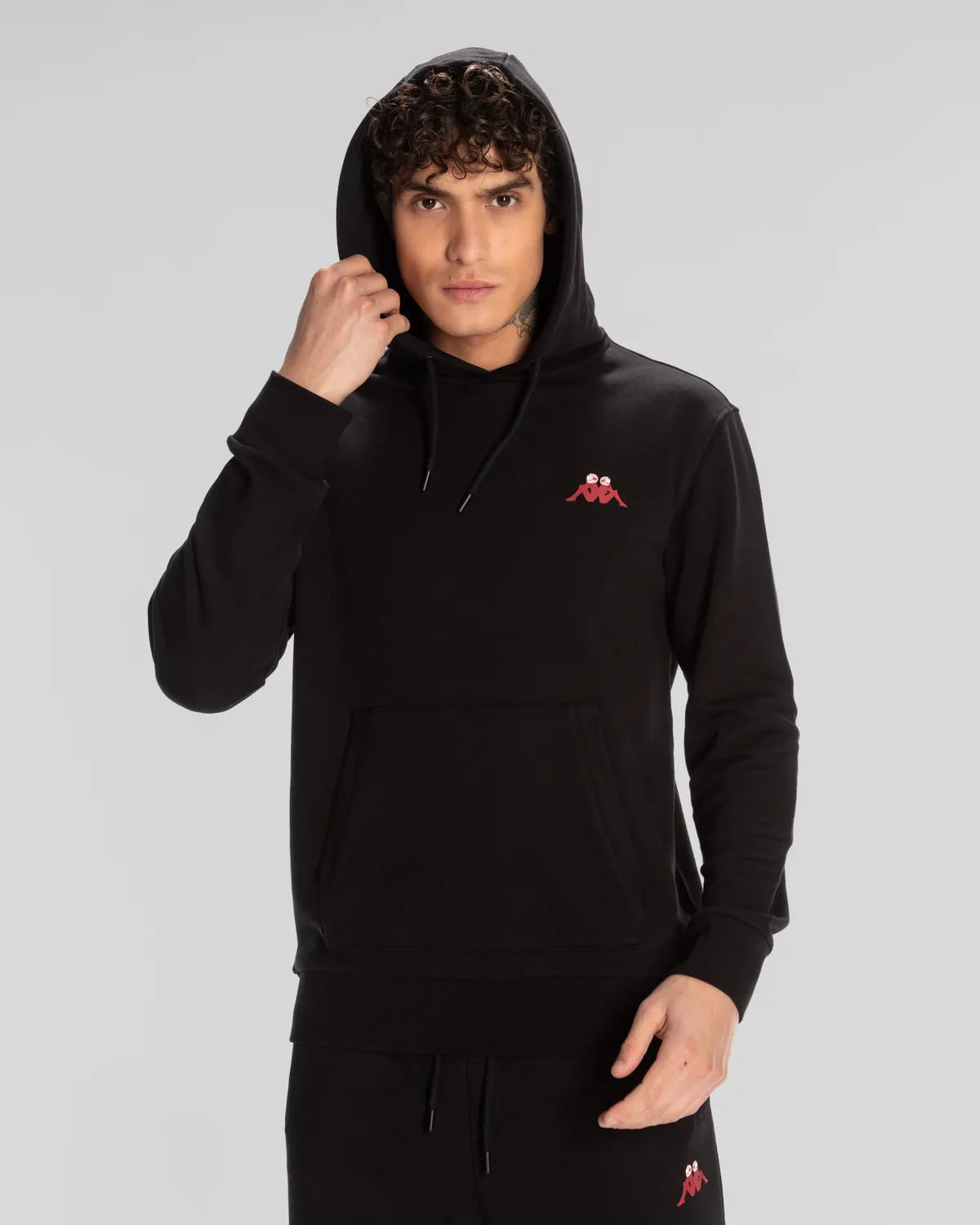 Siyah Authentic Space Jump Hoodie Erkek Siyah Regular Fit Hoodie