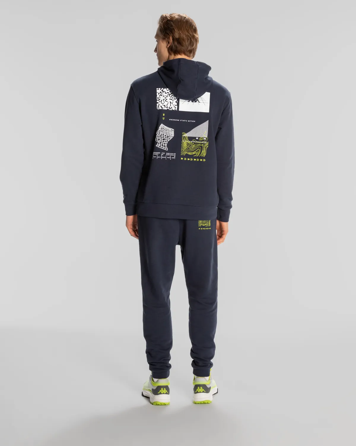 Mavi Authentic Spacetime Hoodie Erkek Gri-Mavi Regular Fit Hoodie