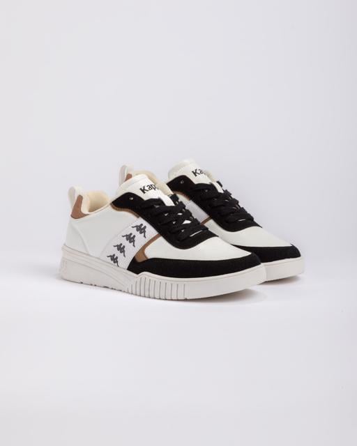 Beyaz Authentic Yenda Unisex Beyaz-Siyah Sneaker - KAPPA® Türkiye