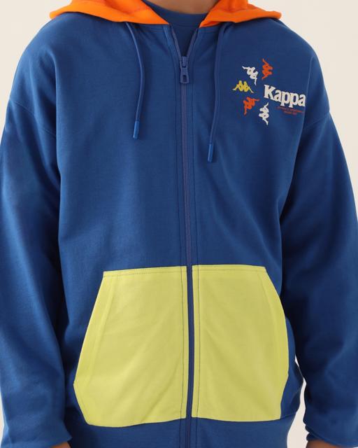 Mavi Authentic Clayton Erkek Çocuk Mavi Regular Fit Fermuarlı Eşofman Üstü - KAPPA® Türkiye