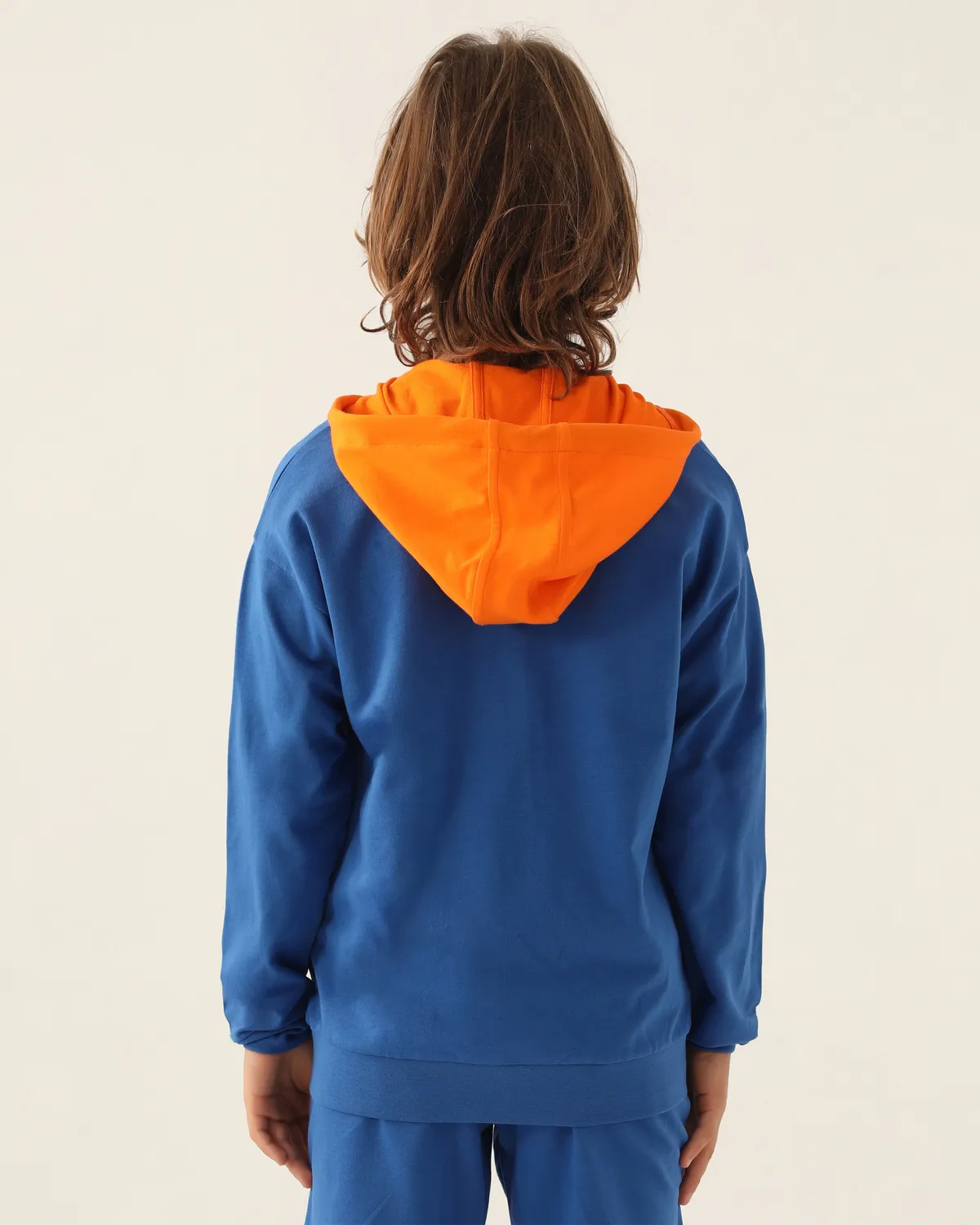 Mavi Authentic Clayton Erkek Çocuk Mavi Regular Fit Fermuarlı Eşofman Üstü