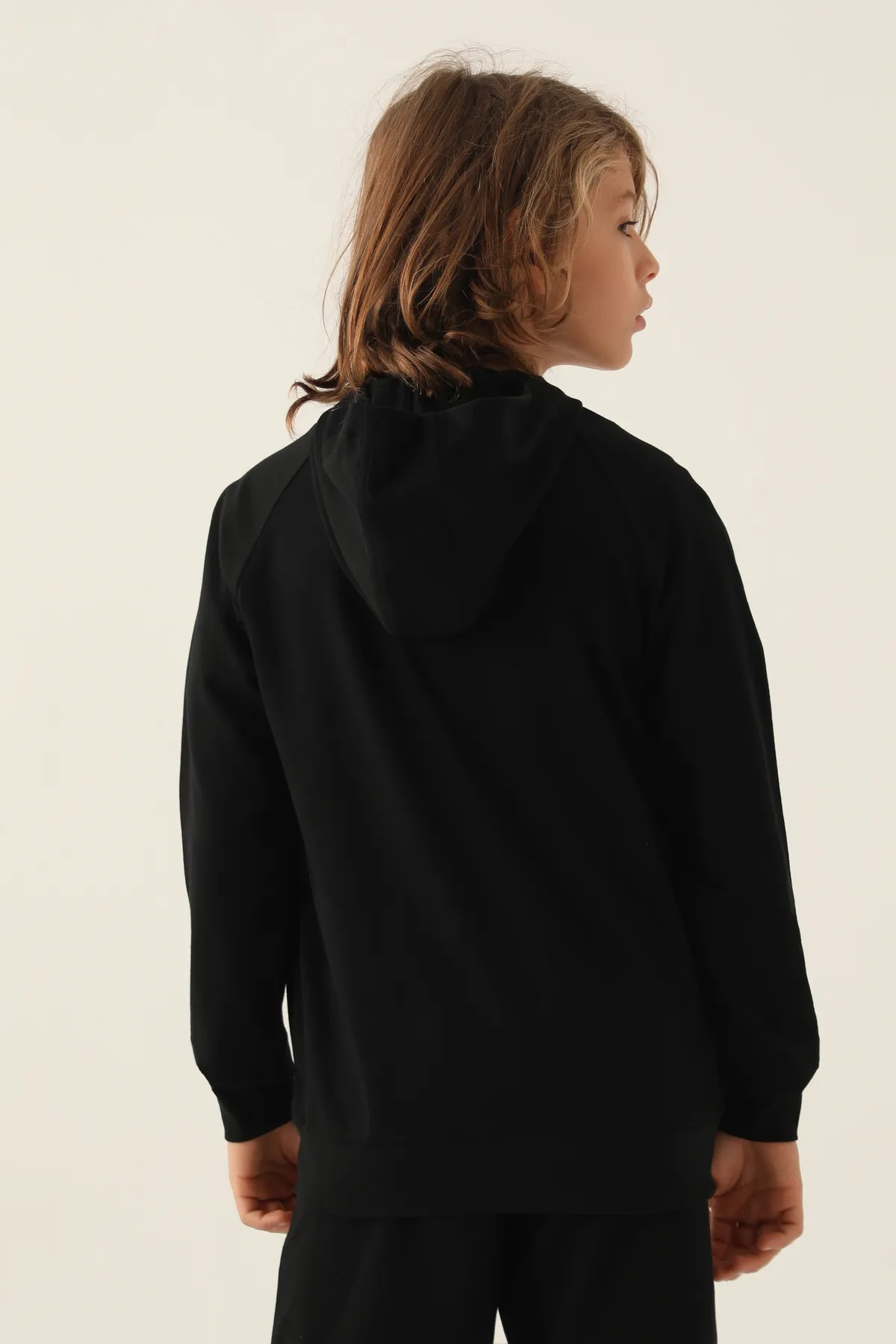 Siyah Authentic Colin Erkek Çocuk Antrasit Regular Fit Fermuarlı Eşofman Üstü