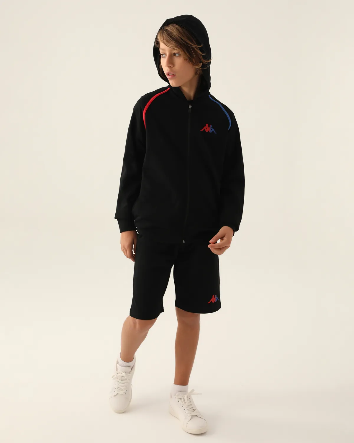 Siyah Authentic Colin Erkek Çocuk Antrasit Regular Fit Fermuarlı Eşofman Üstü