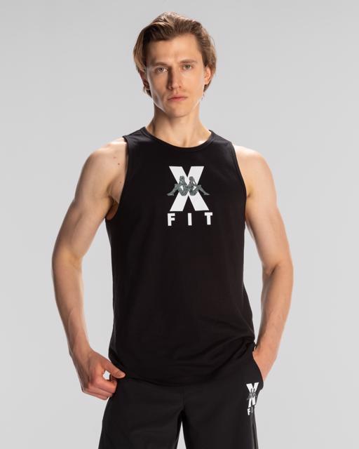 Siyah Kombat Wkt Ebolto Xfit Erkek Siyah Regular Fit Atlet - KAPPA® Türkiye