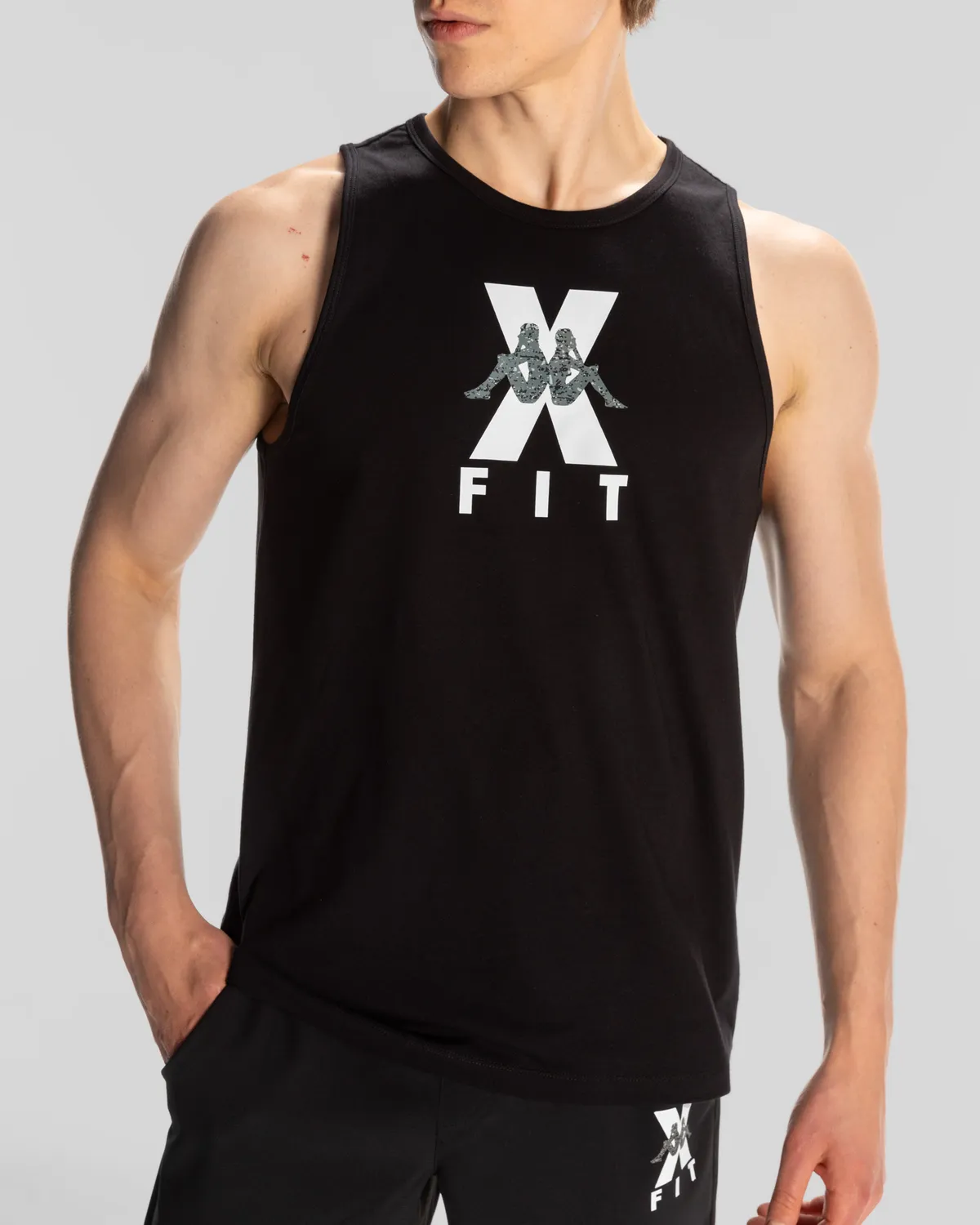 Siyah Kombat Wkt Ebolto Xfit Erkek Siyah Regular Fit Atlet