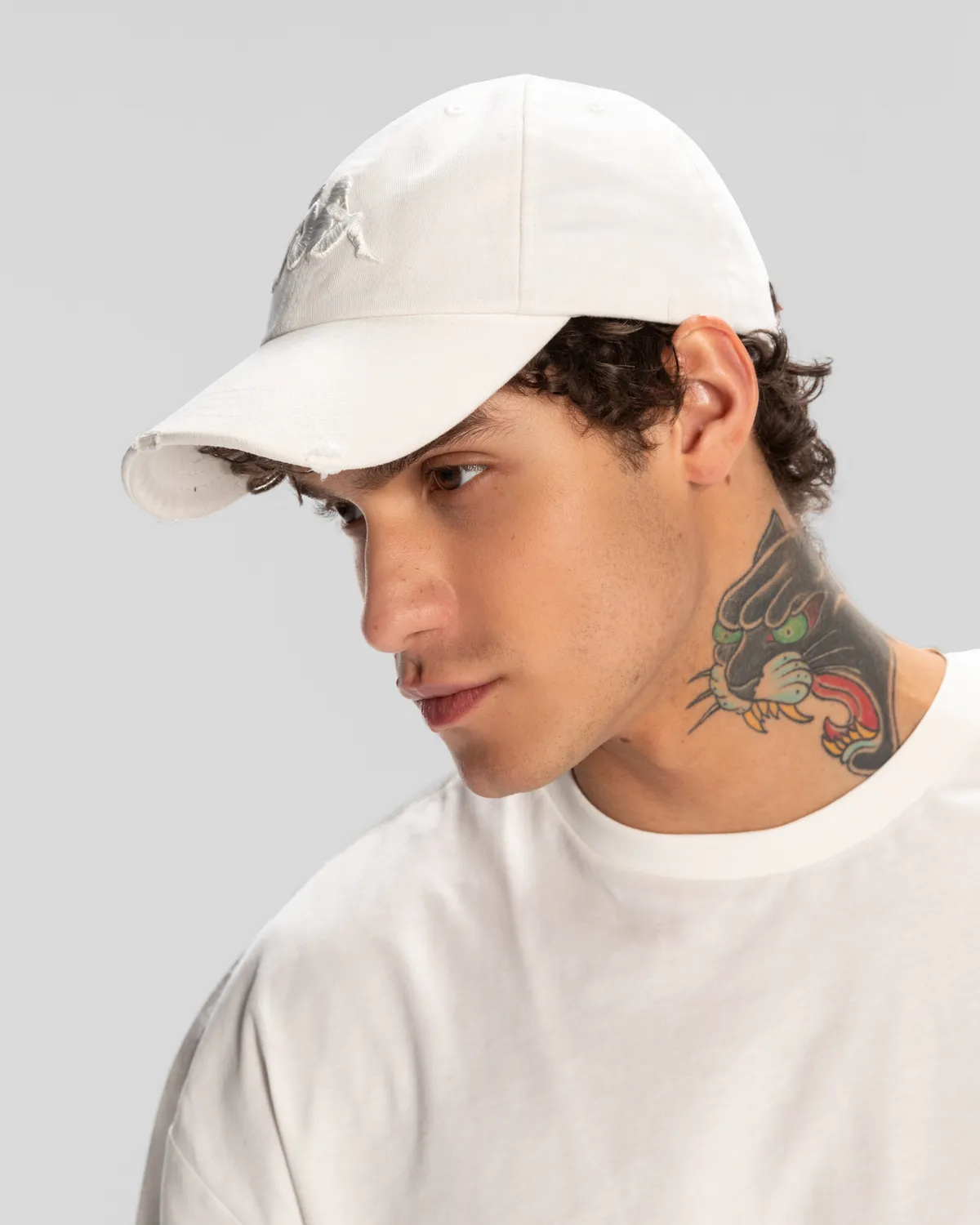 Beyaz Authentic Ramsy Unisex Beyaz Şapka