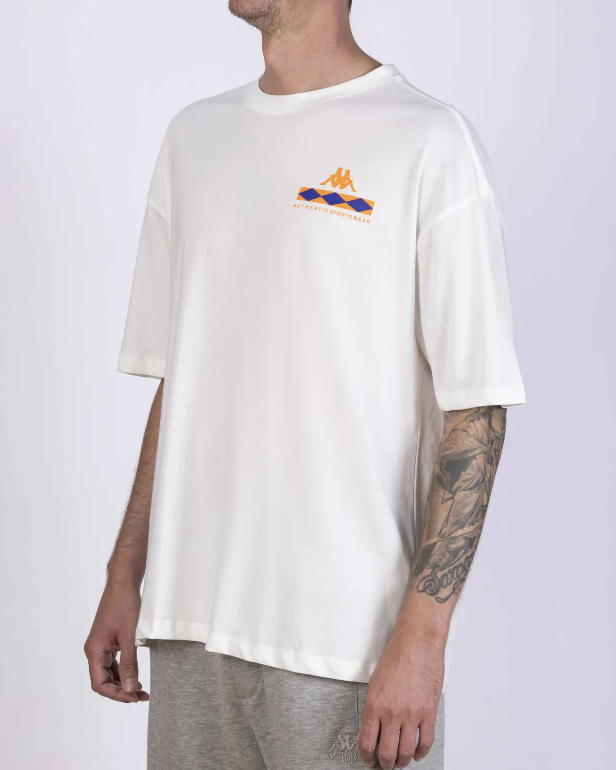 Beyaz Authentic Coledy Erkek Beyaz Oversize Fit Tişört