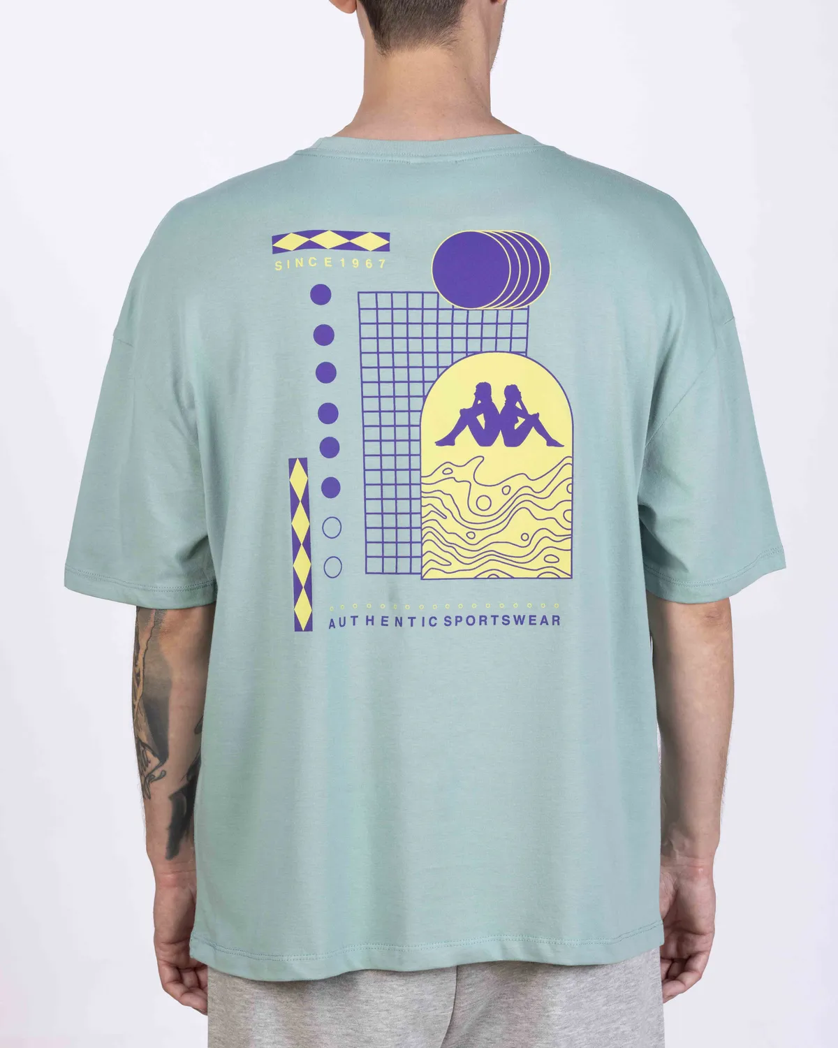 Mavi Authentic Coledy Erkek Cam Göbeği Oversize Fit Tişört