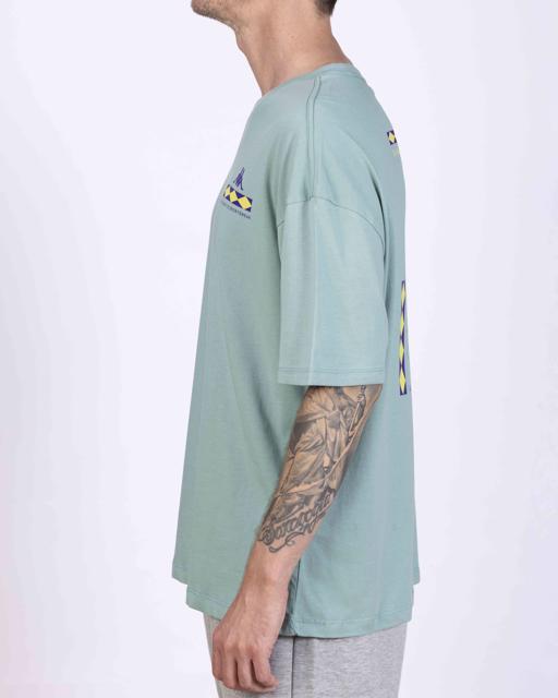 Mavi Authentic Coledy Erkek Cam Göbeği Oversize Fit Tişört - KAPPA® Türkiye